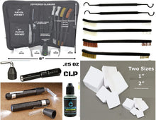 Load image into Gallery viewer, EDOG Mossberg Shotgun 30 Pc Cleaning Essentials Kit Schematic (Exploded View) 14x48 Padded Gun Work Surface Protector Mat GunMaster 13 PC 12 GA &amp; 15 PC Tac Book w Bore Snake Swabs 3”Patches