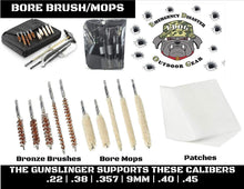 Load image into Gallery viewer, EDOG Smith &amp; Wesso M&amp;P Shield Promat &amp; 20 Pc Gunslinger Universal Handgun Cleaning Kit | Clenzoil CLP | Brushes | Mops | Patchs | Jags | .22 - .45 Caliber…