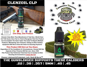 EDOG Springfield Armory Hellcat Promat & 20 Pc Gunslinger Universal Handgun Cleaning Kit | Clenzoil CLP | Brushes | Mops | Patchs | Jags | .22 - .45 Caliber…