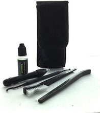 Load image into Gallery viewer, EDOG 6 PC Pocket Pak Gun Cleaning Kit Essentials | Belt Loop | 2 7 in Double Ended Nylon Brushes | 1 7 in Double Ended Nylon Pick | 1 Bore Light/Flashlight | 1 .5 oz Bottle Clenzoil CLP