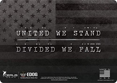 United We Stand Honoring The Freedom & ConstitutionalPromat Heavy Duty Pistol Cleaning 12x17 Padded Gun-Work Surface Protector Mat Solvent & Oil Resistant