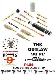 EDOG USA Outlaw 28 Pc Pistol Cleaning Kit - United We Stand Honor & Pride Pistol ProMat, Calibers 9MM to .45 & Tac Pak Pistol Cleaning Essentials Kit