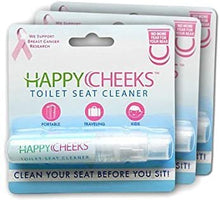 Load image into Gallery viewer, One (1) Happy Cheeks Toilet Seat Cleaner Spray - No More Fear for your Rear