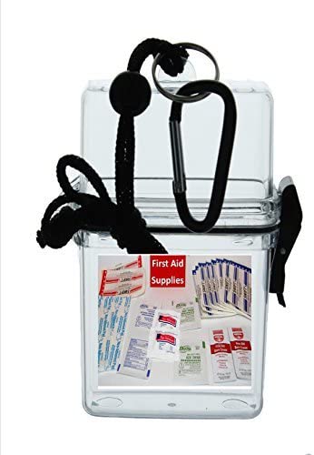 Elite 1st Aid White Mini WATERPROOF 30 PC First Aid Kit - Scouting, Camping, Hiking & School