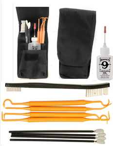 Pocket Pak 11Pc Gun Cleaning Tools Combo 4 Hoppes 7" Double Ended Picks (Dental Style), 1 Nylon Brush, 4 Gun Oil Swabs, 1 No. 9 Precision Needle Oiler Add to your Handgun Rifle & Shotgun Cleaning Kit