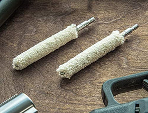 9mm Pistol Gun Cleaning Kit - 19 Pc Handgun Supplies & Accessories for 9 mm .38 & .357 | Rod | Bore Brush | Jag | Bore Mop | Clenzoil CLP Cleaner | Range Field Organizer Bag For Men & Women Shooters