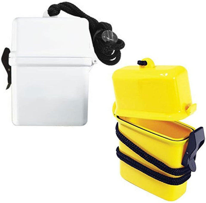 Waterproof Container AIRTIGHT CASE ID Holder Plastic Box Keys Money Beach New