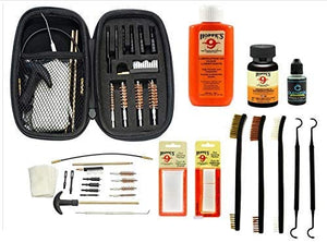 Range Warrior 27 Pc Gun Cleaning Kit - Compatible with Springfield Armory XDs Mod2 Tan - Schematic (Exploded View) Mat .22 9mm - .45 Kit