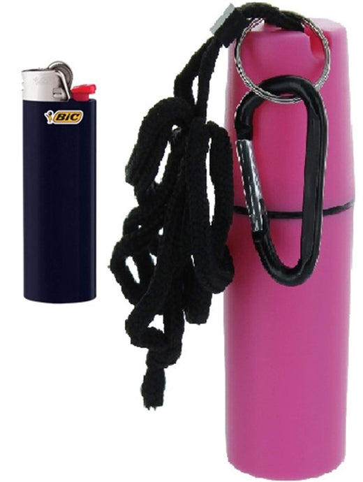 Waterproof Cigarette Tote with BIC Classic Lighter - PINK