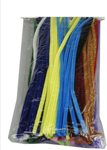 Gas Tube Cleaner 1 Bag 150 Pcs Assorted Color Chenille 12" Stem Pipe Cleaners