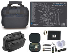 Load image into Gallery viewer, EDOG Springfield Armory XDs Mod 2 Promat &amp; 11.5″ Double Gun Range Bag, Soft Padded &amp; Compact &amp; 28 PC Cleaning Essentials &amp; Pro Mat Kit