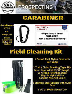 49'er Gold Panning Bag Kit - Supplies Accessories& Organizer-34 Pc Prospecting Equipment For Extracting Gold From Black Sand Paydirt In Your Plastic Gold Pan. to Snuffer Into A Glass Vial Bottle