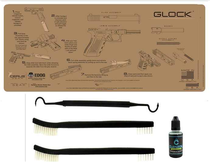 EDOG Glocki Tan Flat Dark Earth 5PC Cerus Gear Instructional Step by Step Heavy Duty Cleaning 12