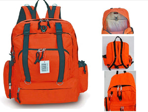 VAS 49'er Blaze Orange Weekender Gold Panning 22 pc Back Pack Kit | Back Pack | 3 Green Gold Pans | 2 Classifiers 1/2" & 1/8" | 49'er Bag & Accessories