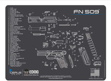 Load image into Gallery viewer, EDOG USA Outlaw 28 Pc Pistol Cleaning Kit - Compatible for Taurus G3C - Schematic (Exploded View) Mat, Calibers 9MM to .45 &amp; Tac Pak Pistol Cleaning Essentials Kit