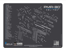 Load image into Gallery viewer, Kel-Tec PMR-30 Cerus Gear Schematic (Exploded View) Heavy Duty Pistol Cleaning 12x17 Padded Gun-Work Surface Protector Mat Solvent &amp; Oil Resistant