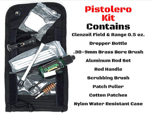 EDOG USA Pistolero 14 Pc 9MM.38 & .357 Pc Gun Cleaning Kit - Compatible for Sig Sauer P365 Pistol - Schematic (Exploded View) Mat, Pistolero Caliber Specific 9 MM, 38 & 357