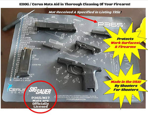 Springfield Armory XDs Cerus Gear Schematic (Exploded View) Heavy Duty Pistol Cleaning 12x17 Padded Gun-Work Surface Protector Mat Solvent & Oil Resistant