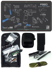 Load image into Gallery viewer, EDOG USA Pistolero 14 Pc 9MM.38 &amp; .357 Pc Gun Cleaning Kit - Compatible for Sig P320 - Instructional Step by Step Pistol Mat, Pistolero Caliber Specific 9 MM, 38 &amp; 357