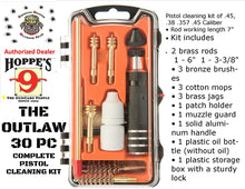 Load image into Gallery viewer, EDOG USA Outlaw 28 Pc Pistol Cleaning Kit - Compatible for Sig Sauer P365 Tan Flat Dark Earth - Schematic (Exploded View) Mat, Calibers 9MM to .45 &amp; Tac Pak Pistol Cleaning Essentials Kit
