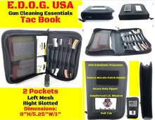 Load image into Gallery viewer, EDOG Premier 30 Pc Gun Cleaning System - United We Stand Honor &amp; Pride Pistol ProMat, Range Warrior .22 .38 .357 9MM .45-20 PC &amp; 12 PC Tac Book Range, Field &amp; Bench Handgun Cleaning Essentials Kit