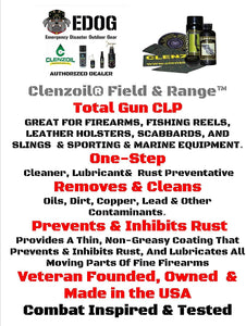 EDOG / Clenzoil 8 Pc CLP Gun Cleaning Essentials Pack Clenzoil 8 Oz Bottle & 2 Oz Pump Spray Bottle One Step Cleaner Lubricant & Protectant 2 Brass Brushes & 4 Picks