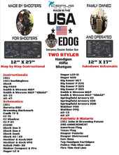 Load image into Gallery viewer, Springfield Armory XD Cerus Gear Schematic (Exploded View) Heavy Duty Pistol Cleaning 12x17 Padded Gun-Work Surface Protector Mat Solvent & Oil Resistant