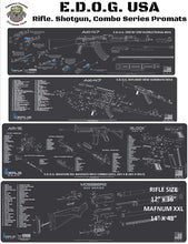Load image into Gallery viewer, CZ Scorpion EVO 3 Gun Cleaning Mat - Schematic (Exploded View)  12X36 Padded Gun-Work Surface Protection Mat Solvent &amp; Oil Resistant