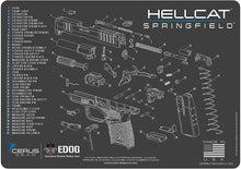 Load image into Gallery viewer, EDOG Springfield Armory Hellcat Tan (Exploded View) PPistol Cleaning Mat &amp; Range Warrior Handgun Cleaning Kit &amp; E.D.O.G. Tac Pak Cleaning Essentials
