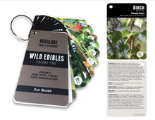 Load image into Gallery viewer, BUSHLORE Wild Edible Plants Cards Volume 2 - 20 Pocket Field Guide Emergency Survival Kit Disaster Camping Preparedness Card EDC Backpack Wallet Ultimate Tiny Waterproof Food Source Tool Find Identify