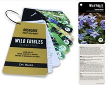 Load image into Gallery viewer, Bushlore Wild Edible Plants Cards Volume 3 - 20 Pocket Field Guide Emergency Survival Kit Disaster Camping Preparedness Card EDC Backpack Wallet Ultimate Tiny Waterproof Food Source Tool Find Identify