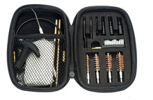Load image into Gallery viewer, Range Warrior 18 PC Handgun Cleaning Kit For Calibers 22 357 38 9mm 40 &amp; 45 Rods. Brushes, Jags, Scraper, Picks, Patches &amp; Compact Zippered Case