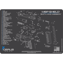 Load image into Gallery viewer, EDOG Smith &amp; Wesso M&amp;P Shield Promat &amp; 20 Pc Gunslinger Universal Handgun Cleaning Kit | Clenzoil CLP | Brushes | Mops | Patchs | Jags | .22 - .45 Caliber…