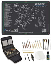 Load image into Gallery viewer, EDOG Sig P320 Promat &amp; 20 Pc Gunslinger Universal Handgun Cleaning Kit | Clenzoil CLP | Brushes | Mops | Patchs | Jags | .22 - .45 Caliber…