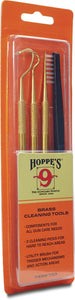Hoppe's 3 pc Brass Picks 1 Nylon Brush Gun Cleaning Set