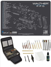 Load image into Gallery viewer, EDOG Walther PPQ Promat &amp; 20 Pc Gunslinger Universal Handgun Cleaning Kit | Clenzoil CLP | Brushes | Mops | Patchs | Jags | .22 - .45 Caliber…