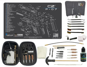 EDOG CZ P-10C CERUS Gear Schematic (Exploded View) Pistol ProMat, Range Warrior .22 .38 .357 9MM .45-20 PC & 12 PC Tac Book Range, Field & Bench Handgun Cleaning Essentials Kit