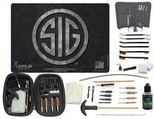 Load image into Gallery viewer, SIG Logo CERUS Gear Schematic (Exploded View) Pistol ProMat, Range Warrior .22 .38 .357 9MM .45-20 PC &amp; 12 PC Tac Book Range, Field &amp; Bench Handgun Cleaning Essentials Kit