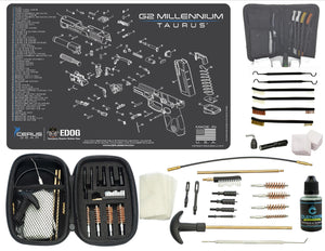 Taurus G2 CERUS Gear Schematic (Exploded View) Pistol ProMat, Range Warrior .22 .38 .357 9MM .45-20 PC & 12 PC Tac Book Range, Field & Bench Handgun Cleaning Essentials Kit