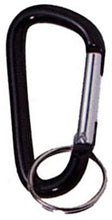 Load image into Gallery viewer, Readi USA Waterproof ID Case &amp; Carabiner - Clear with Black Cord/Latch - Bug Out Boxes, Beach, Pool, Spa &amp; Boat
