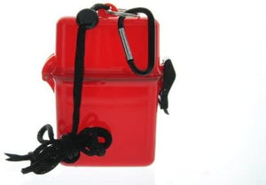 Waterproof Cigarette Case, with BIC Lighter - RED & Bonus RFID Protection!