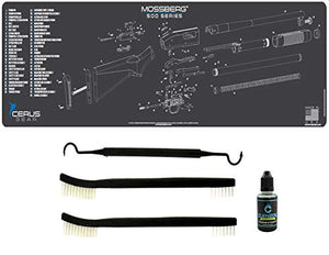 EDOG Mossberg 500 Magnum XXLCerus Gear Schematic (Exploded View) Heavy Duty XXL Magnum Rifle Cleaning 12”x48” Padded Gun-Work Surface Protector Mat Solvent & Oil Resistant & 4 Pc Cleaning Essentials