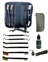 Load image into Gallery viewer, EDOG USA TAC Pak 9 Pc Gun Cleaning Accessory Kit for Pistol, Rifle Shotgun, All Caliber Brass, Copper &amp; Nylon Brush &amp; Pick Set with CLP Cleaner &amp; Case
