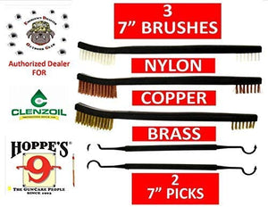 Range Warrior 27 Pc Gun Cleaning Kit - Thin Red Line Fire Fighters Handgun Pistol Mat  .22 .38 .357 9MM .45 Gun Cleaning Kit