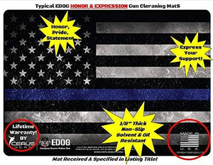 Compatible for Smith & Wesso S&W M&P - Instructional Step by Step Field Stripping Heavy Duty Cleaning 12x27 Padded Gun- Work Surface Protector Mat Solvent & Oil Resistant