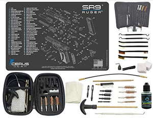 EDOG Ruger SR9 CERUS Gear Schematic (Exploded View) Pistol ProMat, Range Warrior .22 .38 .357 9MM .45-20 PC & 12 PC Tac Book Range, Field & Bench Handgun Cleaning Essentials Kit