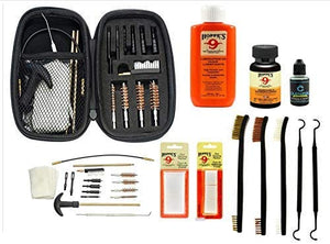 Range Warrior 27 Pc Gun Cleaning Kit - Compatible with Springfield Armory Hellcat - Schematic (Exploded View) Mat .22 9mm - .45 Kit