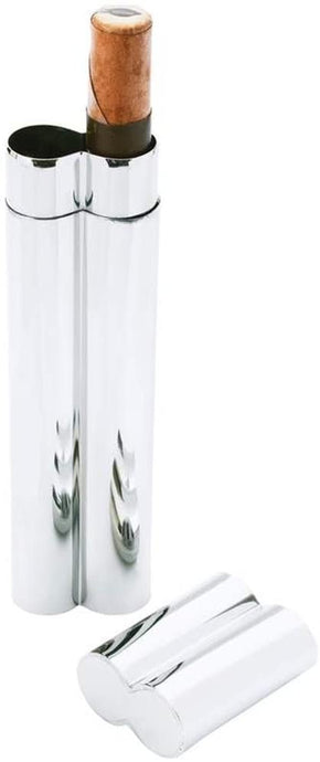 Dual Stainless Steel Cigar Holder