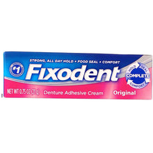 Load image into Gallery viewer, Fixodent Denture Adhesive Cream Original 0.75 oz