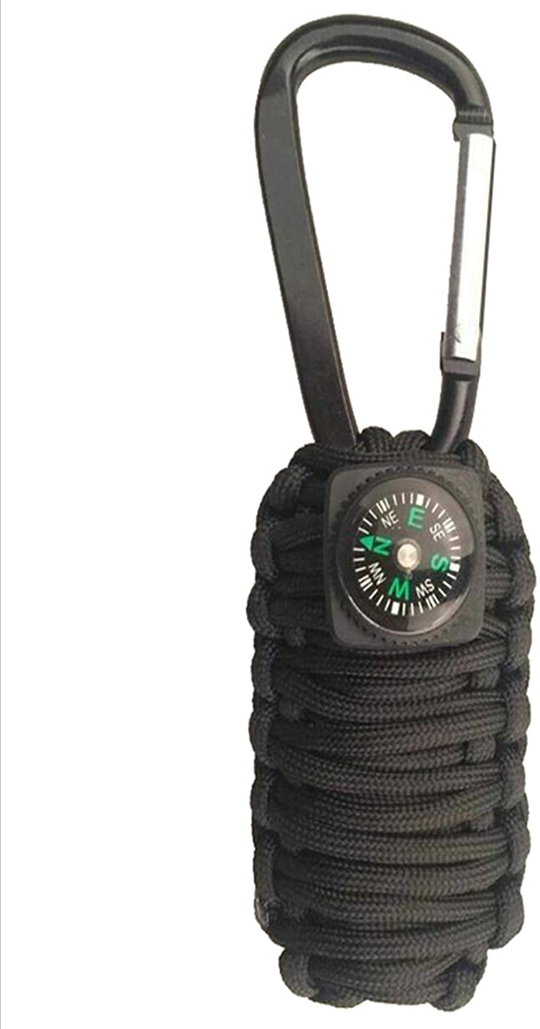 Aquaforce 53-002 Paracord 550 Carabiner Compass